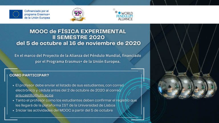 Invitación para participar del MOOC de física experimental en el segundo semestre 2020 